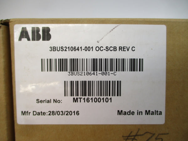 ABB 3BUS210641-001 REV. C NSMP