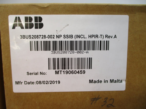 ABB 3BUS208728-002 REV. A NSMP