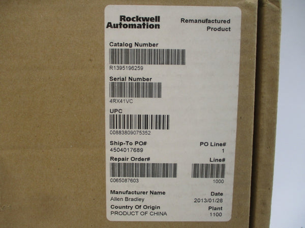 ALLEN BRADLEY 196259 REMAN