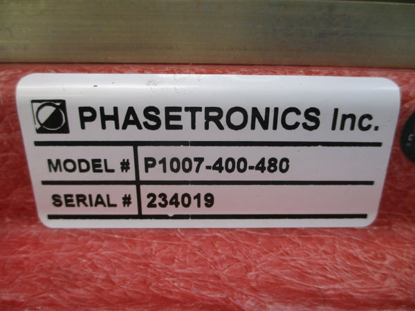 PHASETRONICS P1007-400-480 NSNP