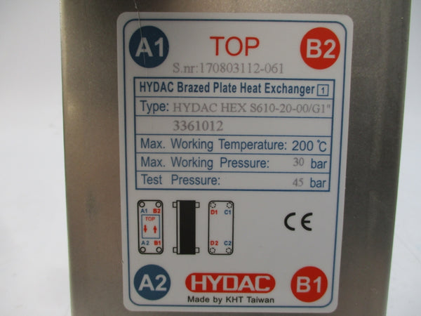 HYDAC S610-20-00/G1" 3361012 NSNP