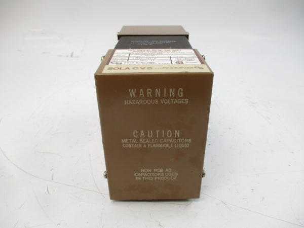 SOLA ELECTRIC 23-22-112-2 95-130/190-260V NSNP