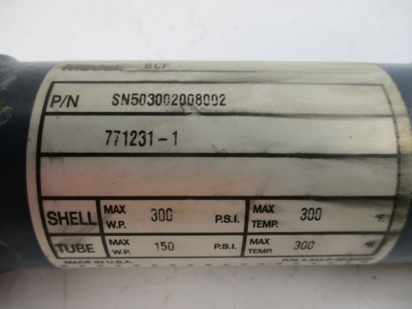ITT SN503002008002 BCF 771231-1 150/300PSI 300'F NSNP