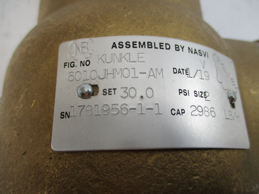 KUNKLE 6010JHM01-AM 30.0PSI 2" NSNP