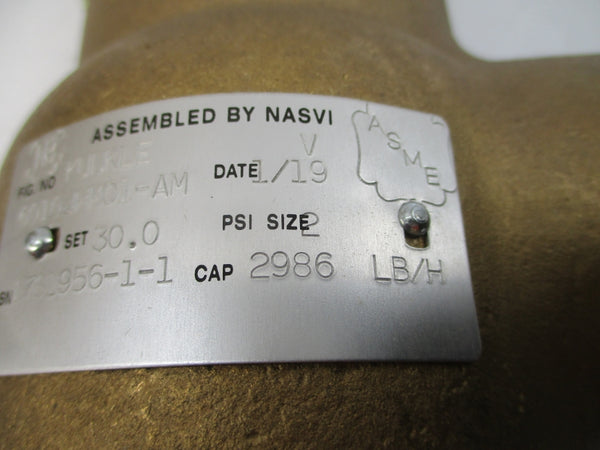 KUNKLE 6010JHM01-AM 30.0PSI 2" NSNP