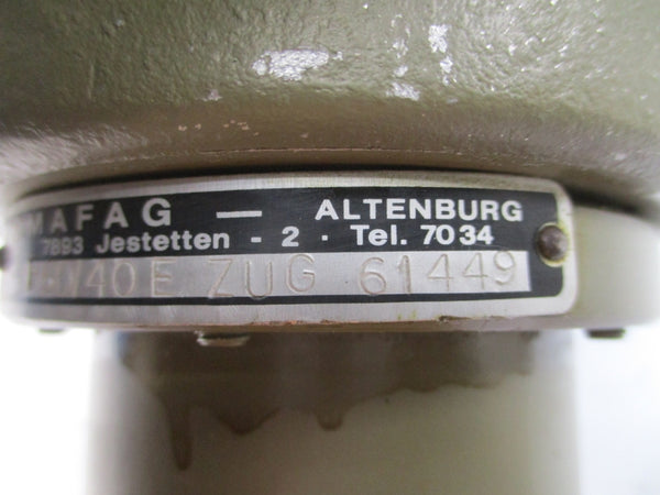 MAFAG F60/40E ZUG61449 NSNP