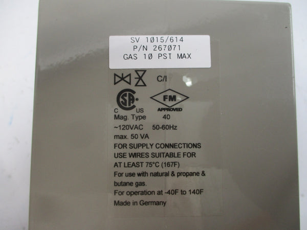 DUNGS 267071 TYPE 40 120VAC 10PSI NSNP