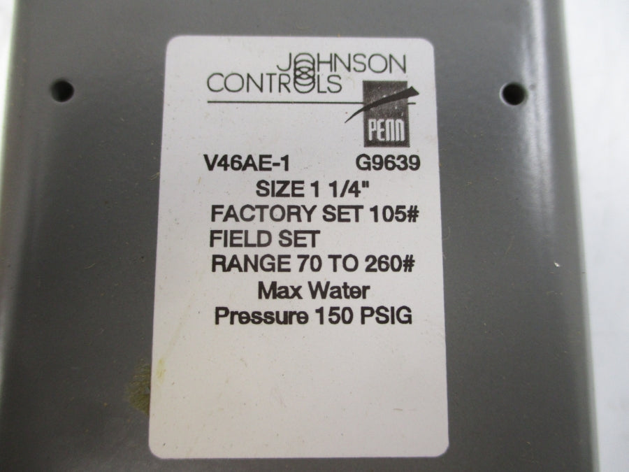 JOHNSON CONTROLS V46AE-1C 260PSI 1-1/4" NSMP