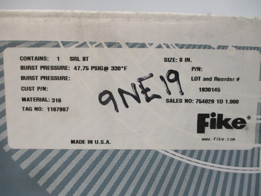 FIKE 1187987 47.75PSI 8" NSFS