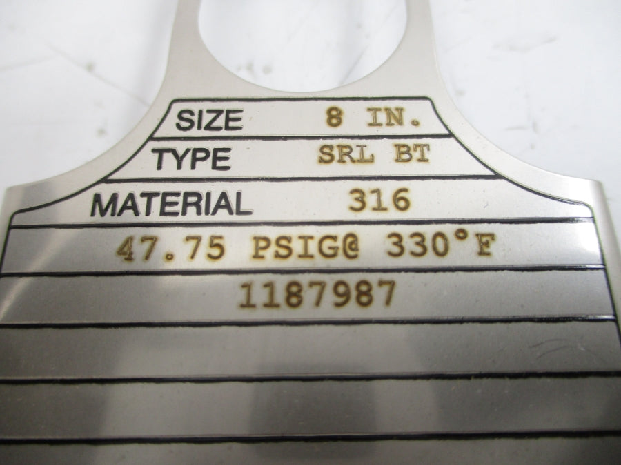 FIKE 1187987 47.75PSI 8" NSMP