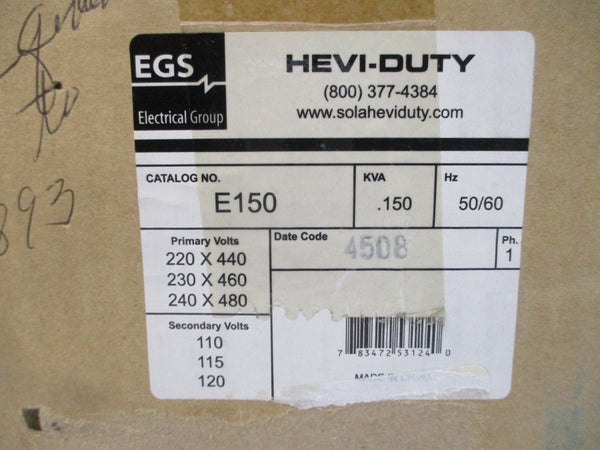 HEVI-DUTY E150 240/480V NSMP