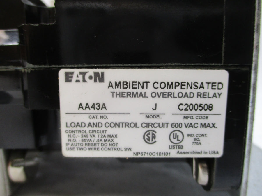 EATON AA43A 5667D76G08 600VAC 770A NSMP