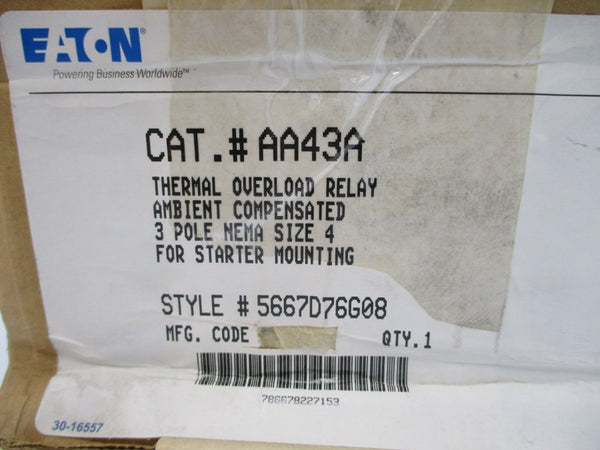 EATON AA43A 5667D76G08 600VAC 770A NSMP