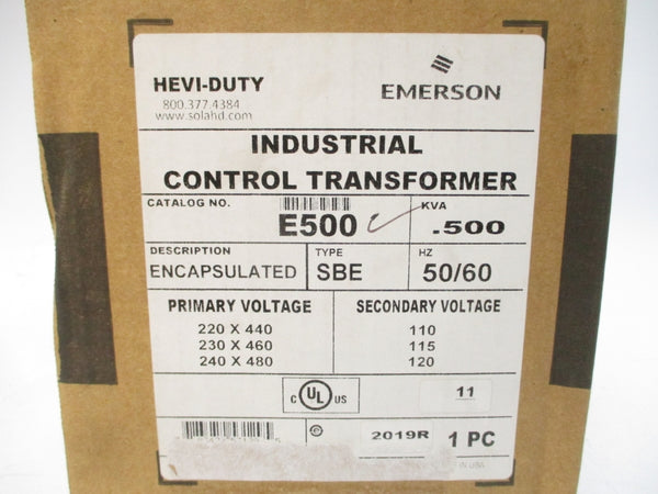 EMERSON E500 240/480V NSFS