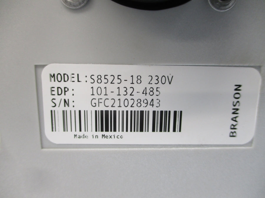 BRANSON S8525-18 208/240V 3.5A NSNP