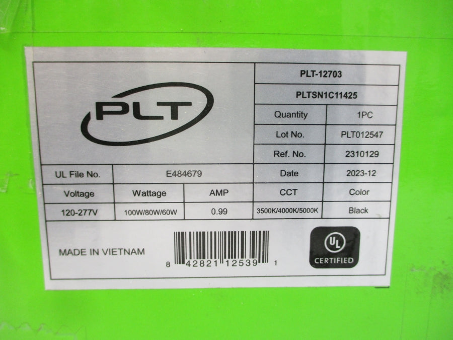 PLT PLT-12703 PLTSN1C11425 120-277V 0.99A NSMP