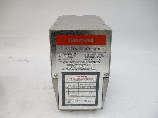 HONEYWELL V4055D1035 110/120V 1.57/.13A 5-15PSI 1-13S NSMP