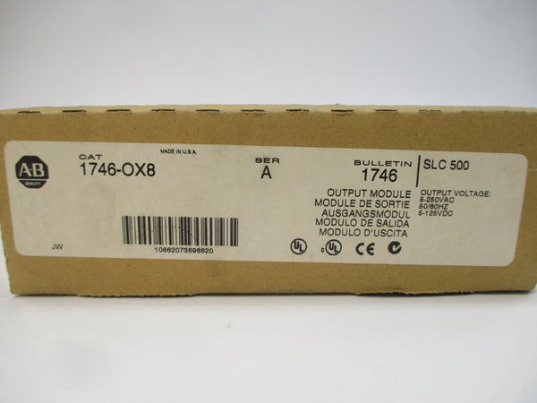 ALLEN BRADLEY 1746-OX8 SER. A 5-250VAC NSMP