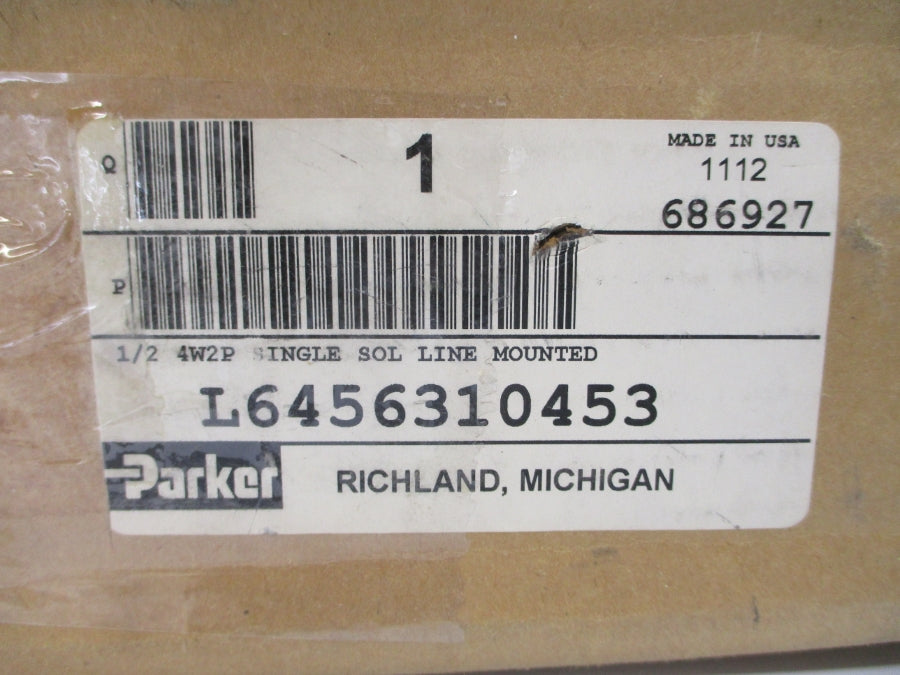 PARKER L6456310453 110/120V 140PSI 1/2" NSMP