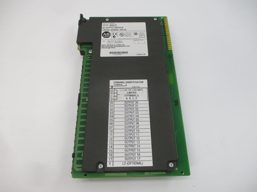ALLEN BRADLEY 1771-OAD SER. C 120VAC 8A NSMP