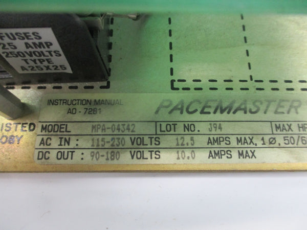 CLEVELAND MOTION CONTROLS MPA-04342 115-230VAC 12.5A UNMP