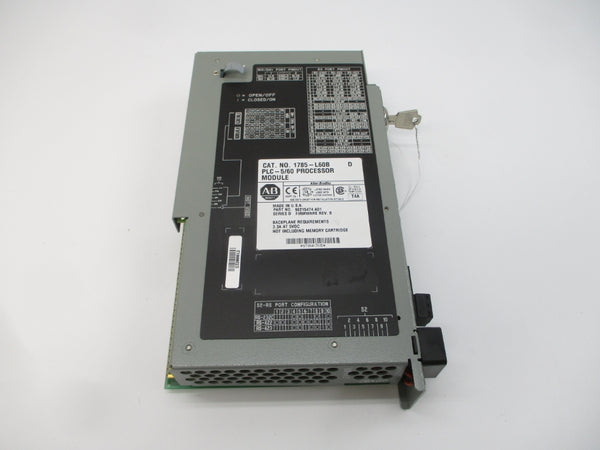 ALLEN BRADLEY 1785-L60B SER. D F/W B 5VDC 3.3A UNMP