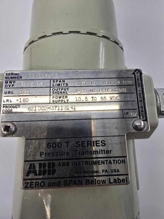 ABB 621DC2H37113141 10.5-55VDC 3045PSI NSNP