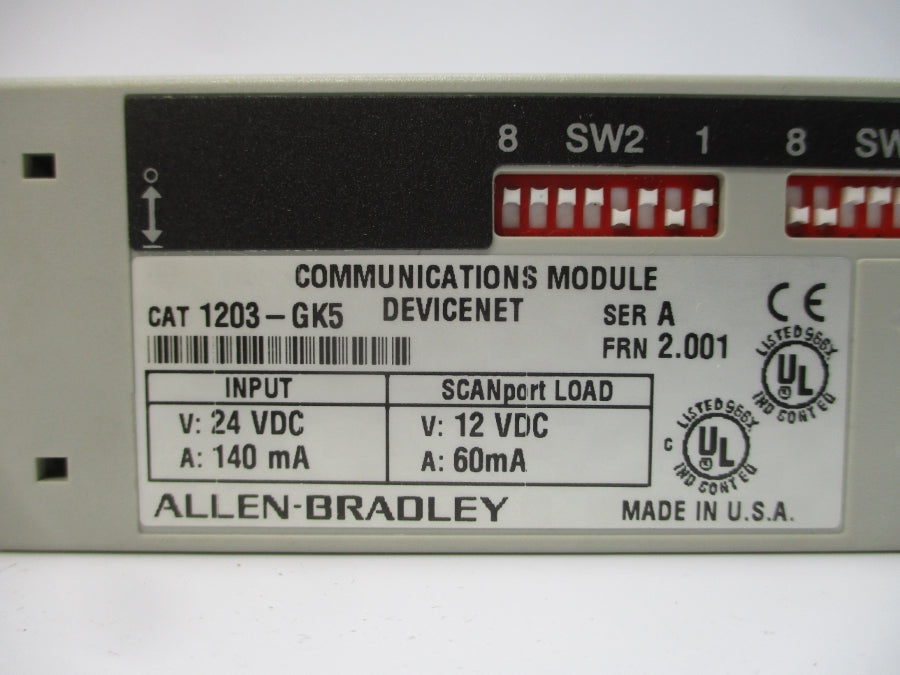 ALLEN BRADLEY 1203-GK5 SER. A F/W 3.001 24VDC NSMP