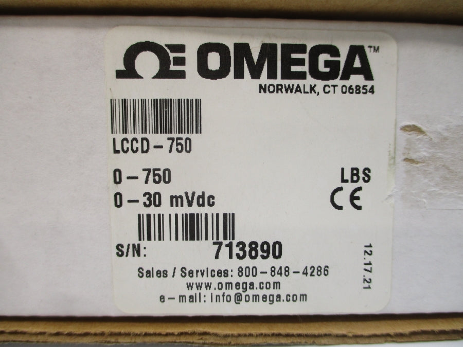 OMEGA ENGINEERING LCCD-750 0-30VDC NSMP