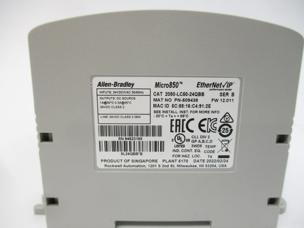 ALLEN BRADLEY 2080-LC50-STARTERPACK SER. A NSMP