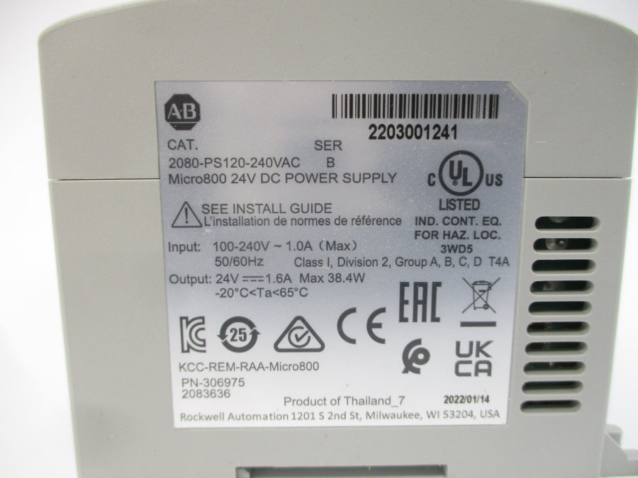 ALLEN BRADLEY 2080-LC50-STARTERPACK SER. A NSMP
