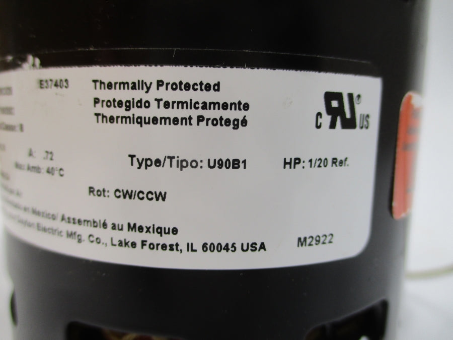 DAYTON 3RCX2B 115V .72A NSMP