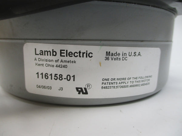 AMETEK 116158-01 36VDC NSMP