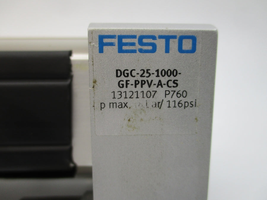 FESTO DGC-25-1000-GF-PPV-A-CS 13121107 116PSI NSNP