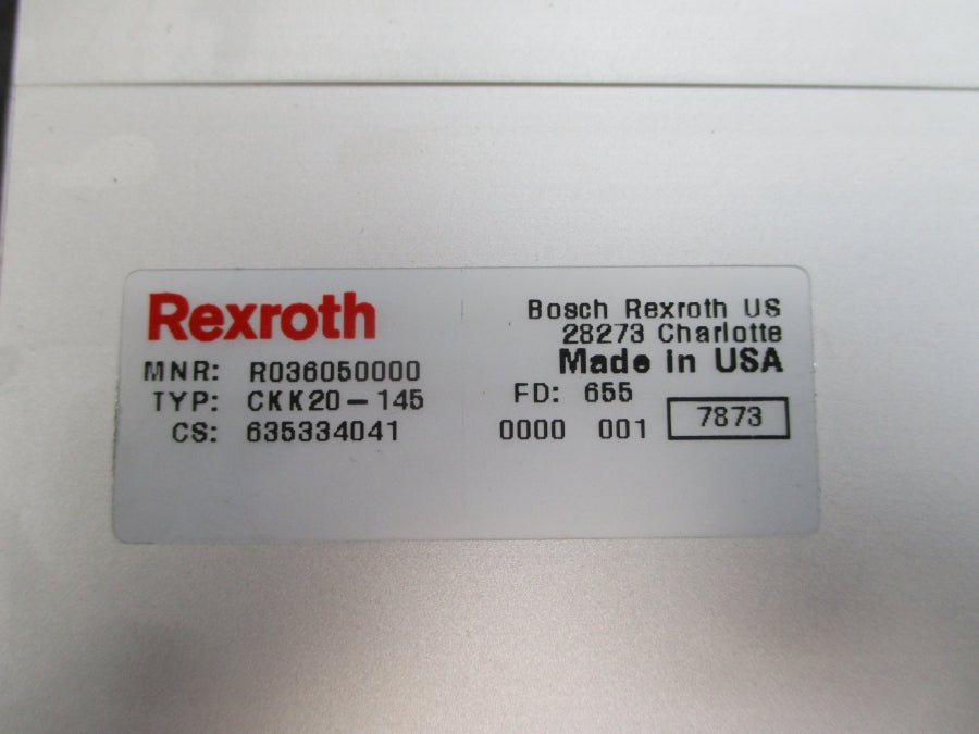 REXROTH CKK20-145 R036050000 NSNP