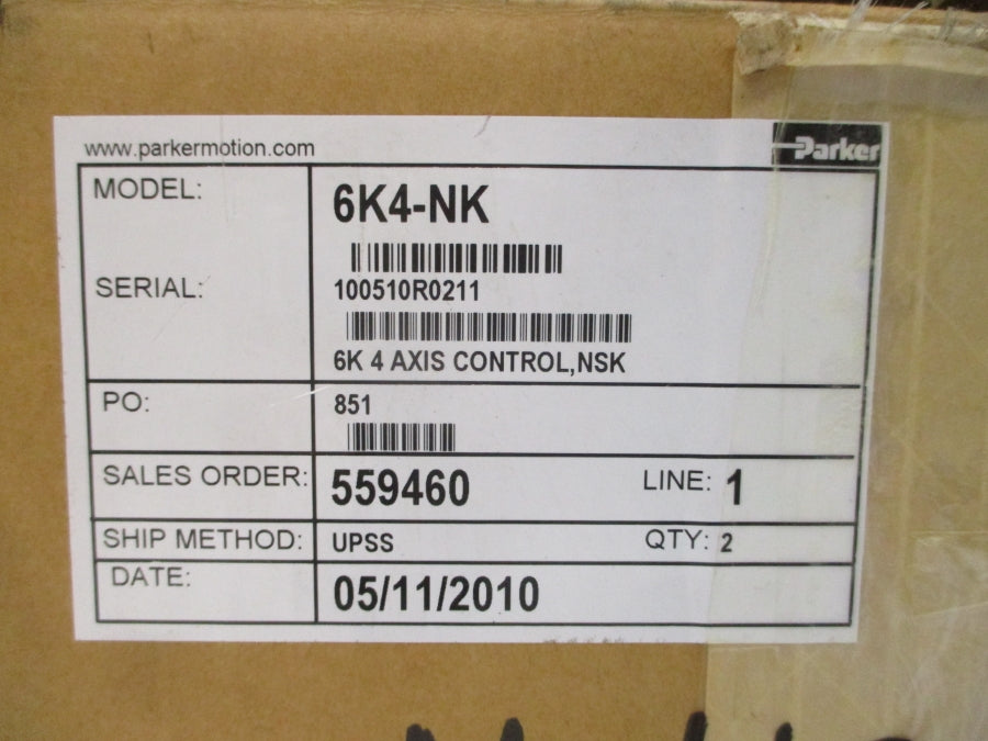 PARKER 6K4-NK NSMP