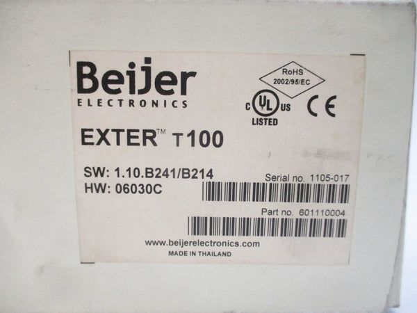BEIJER ELECTRONICS EXTERT100 06030C 24VDC 1.0A NSMP