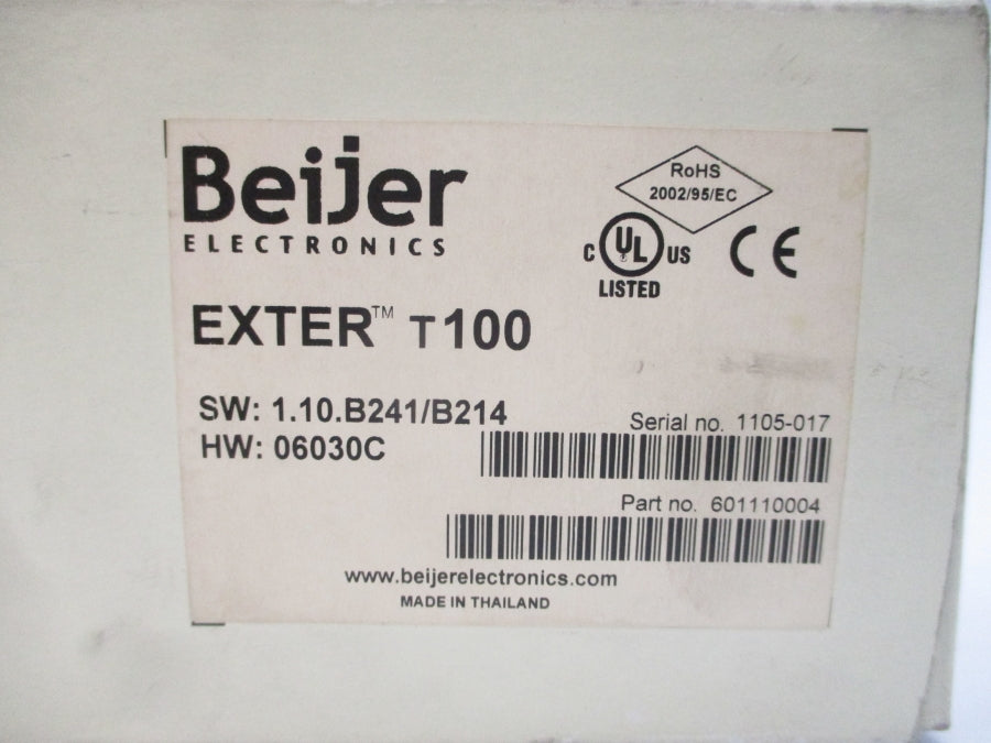 BEIJER ELECTRONICS EXTERT100 06030C 24VDC 1.0A NSMP