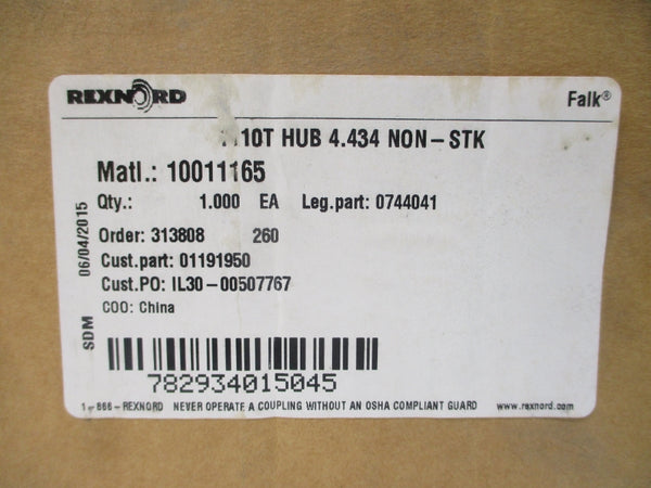 REXNORD 10011165 0744041 4.434" NSMP