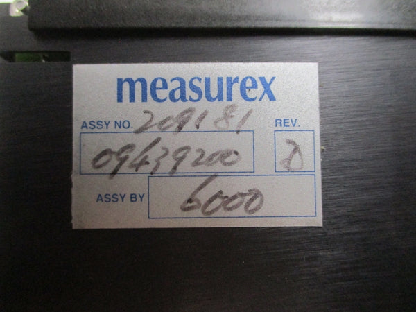 MEASUREX 09439200 REV. D NSNP