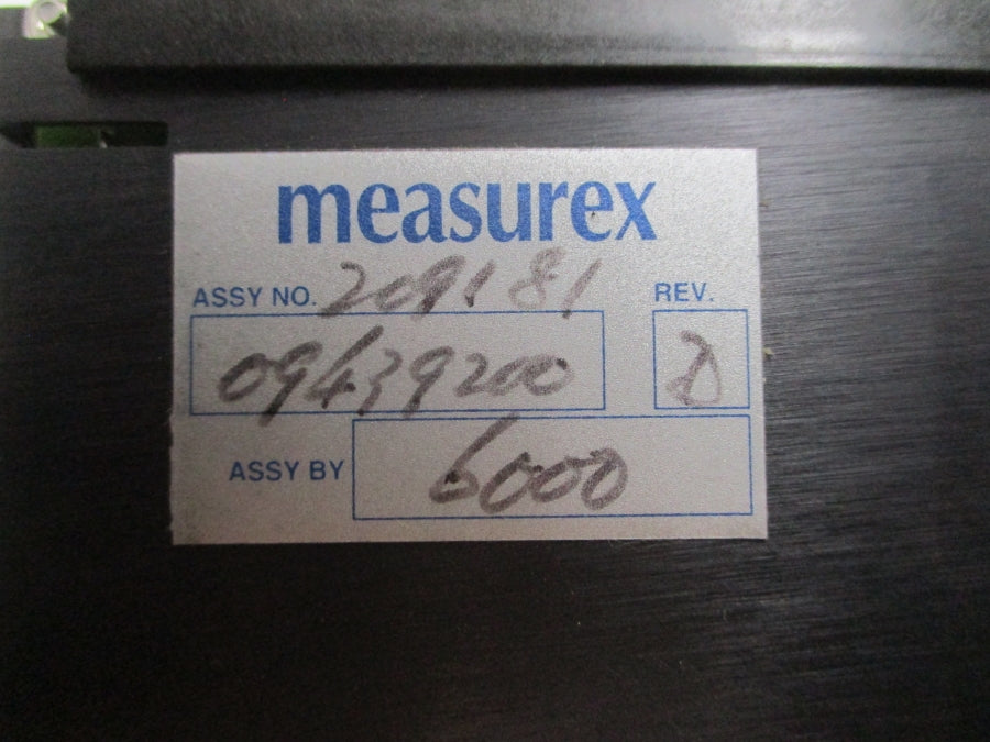 MEASUREX 09439200 REV. D NSNP