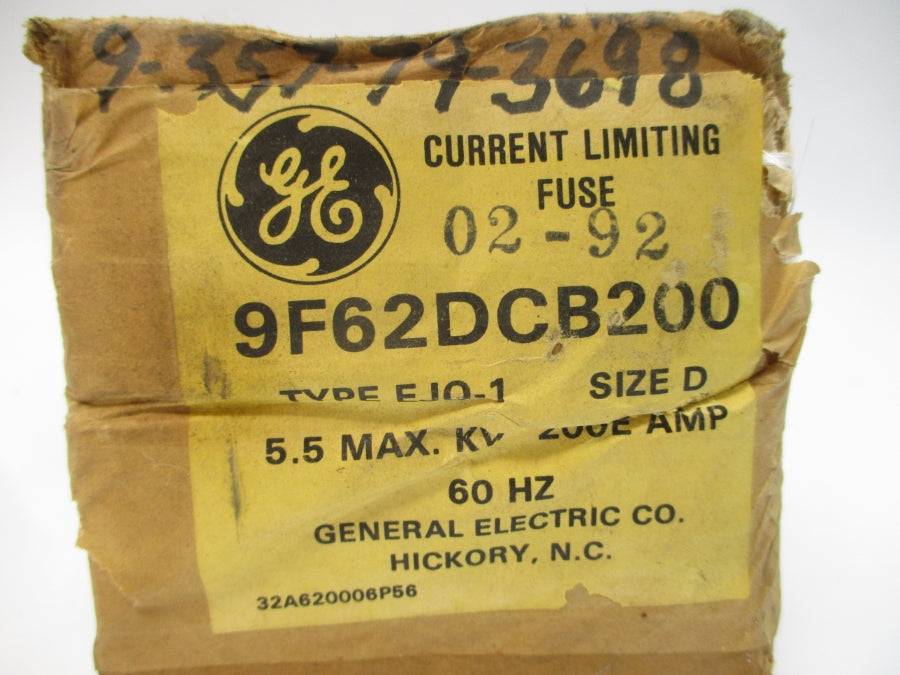 GENERAL ELECTRIC 9F62DCB200 200A NSFS