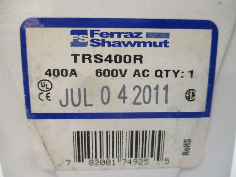 FERRAZ SHAWMUT TRS400R 600VAC/DC 400A (BR/WH) NSMP