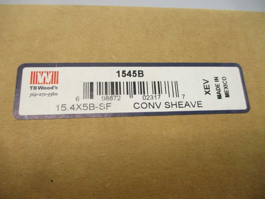 TB WOODS 1545B 15.4X5B-SF NSFS
