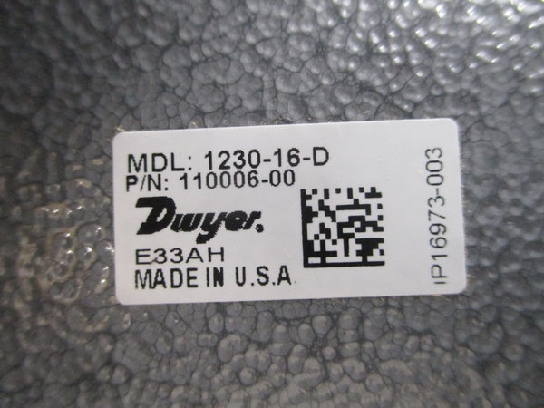 DWYER 1230-16-D 110006-00 NSNP