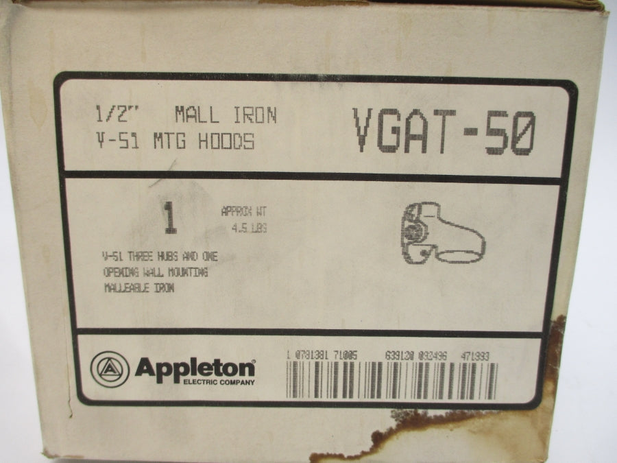 APPLETON VGAT-50 1/2" NSMP