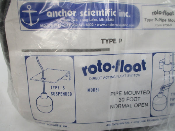 ANCHOR SCIENTIFIC TYPE P SPST 120VAC 30' NSMP