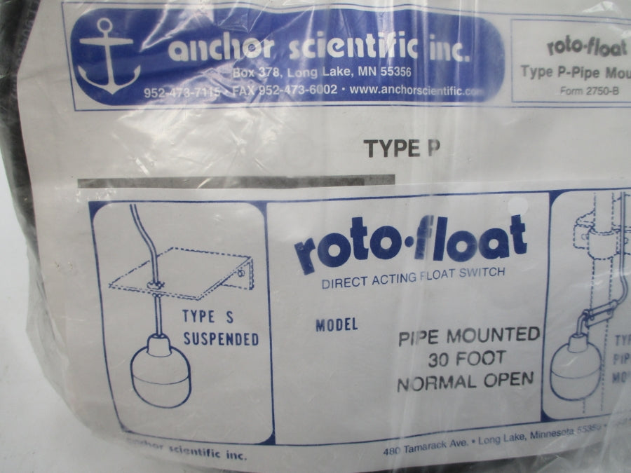 ANCHOR SCIENTIFIC TYPE P SPST 120VAC 30' NSMP