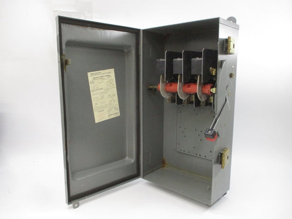 SQUARE D HU-364-AWK SER. D4 600VAC 200A NSNP