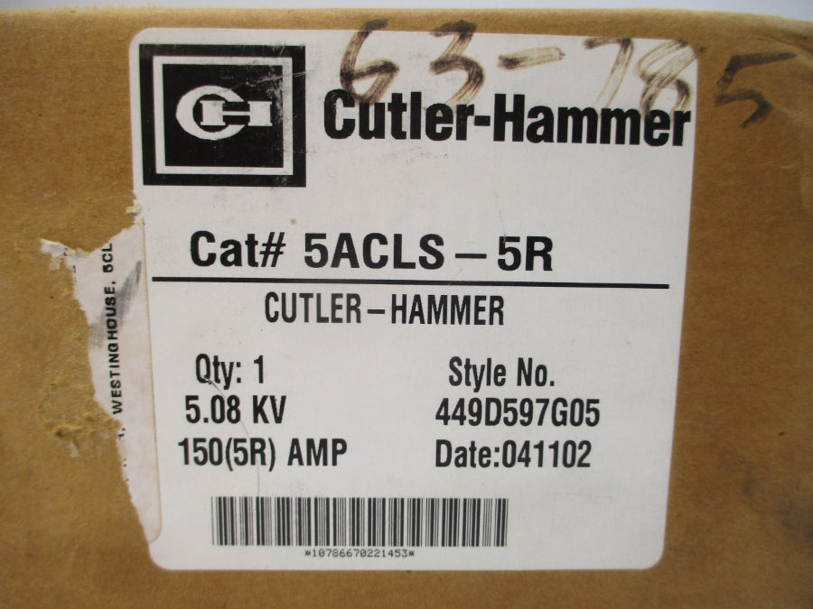 CUTLER HAMMER 5ACLS-5R 449D597G05 150(5R)A NSFS
